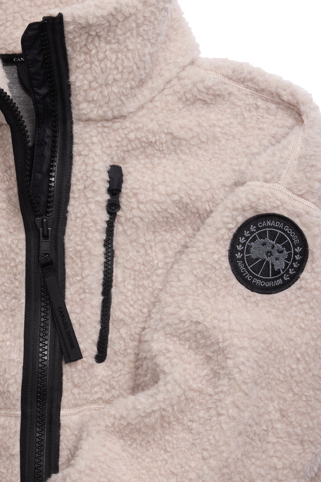 Simcoe Zip Up Fleece Jacket Black Disc