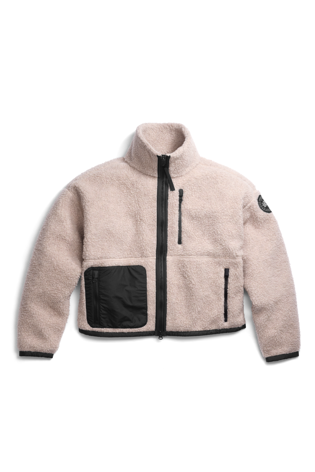 Simcoe Zip Up Fleece Jacket Black Disc