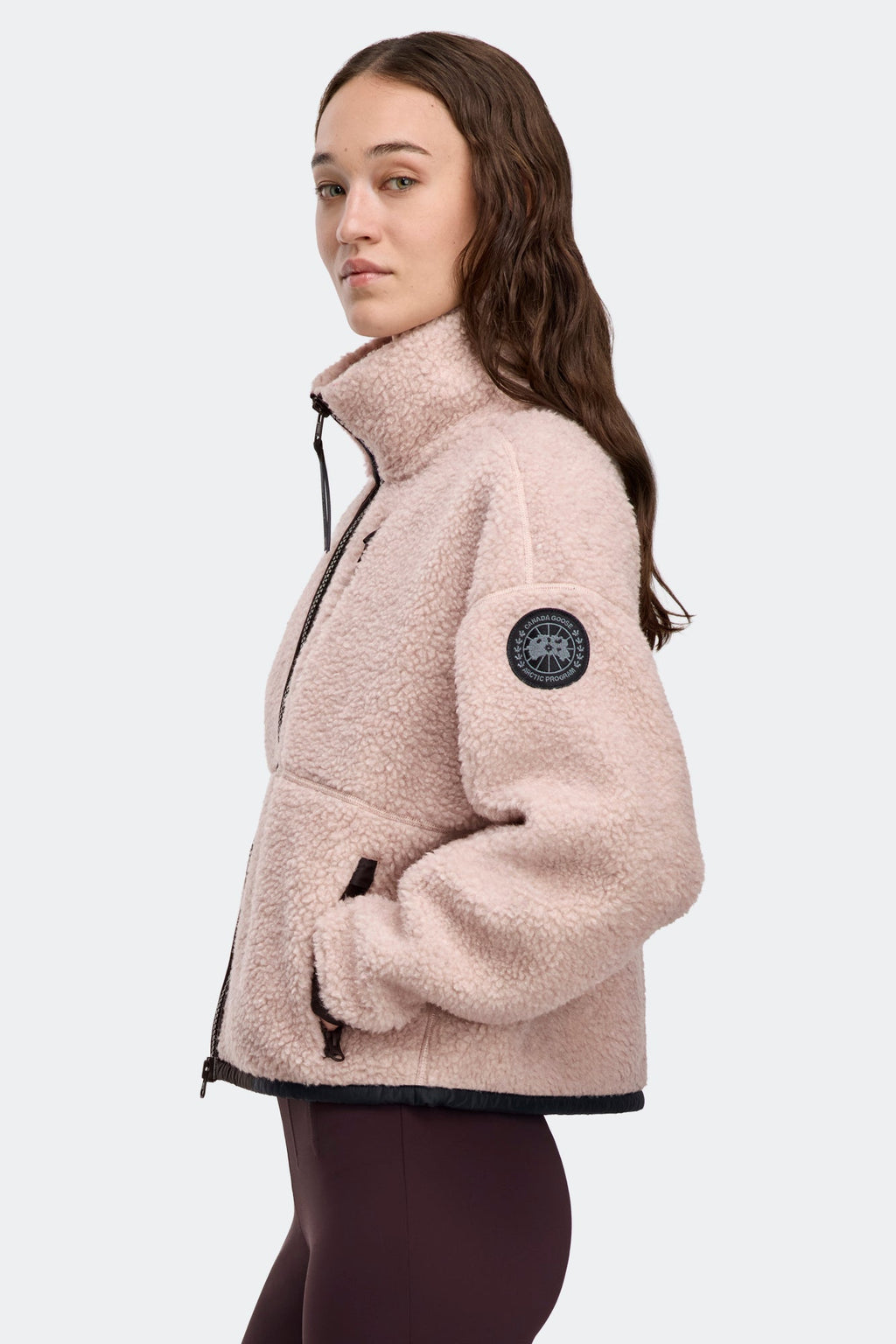 Simcoe Zip Up Fleece Jacket Black Disc
