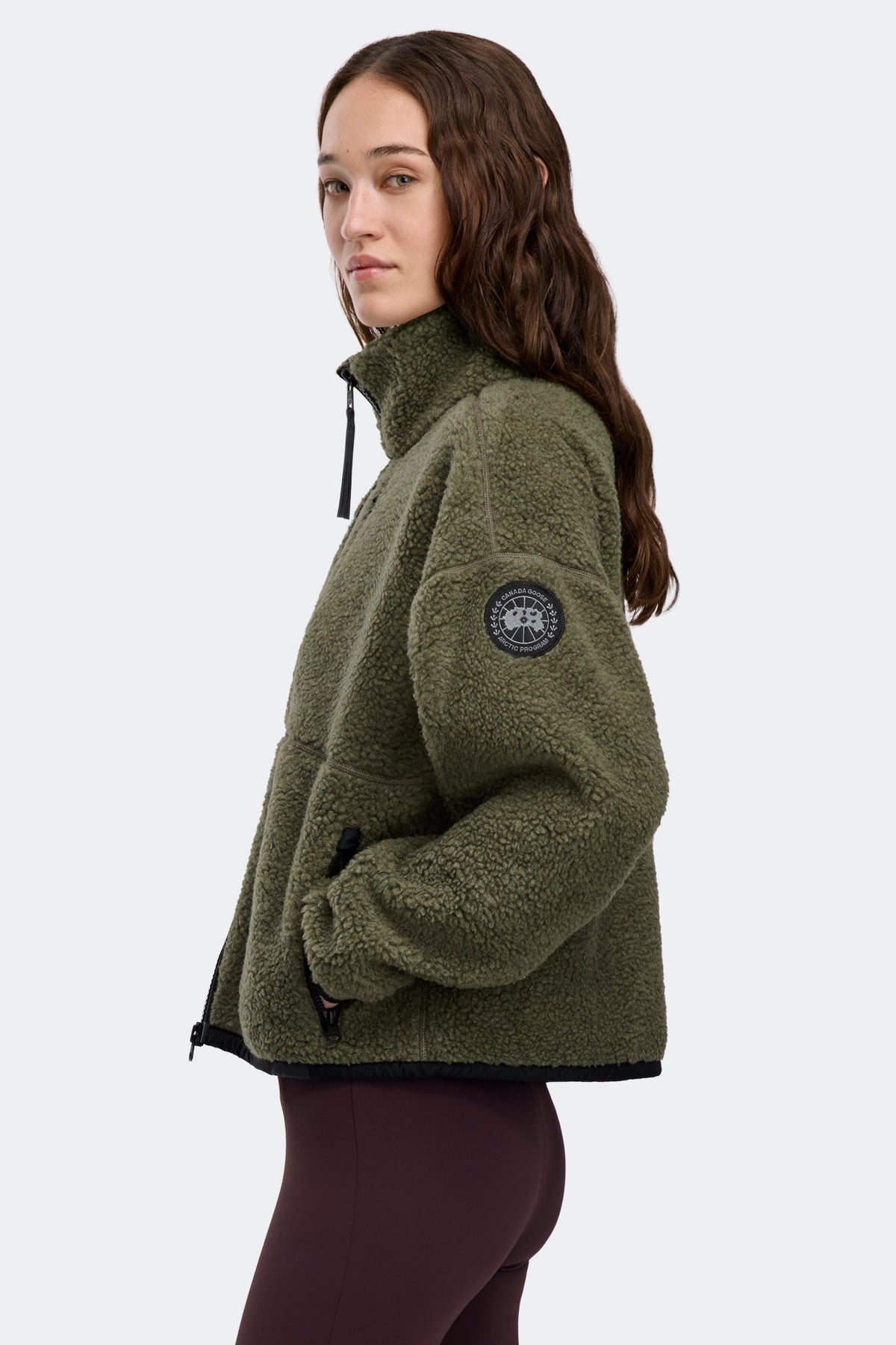 Simcoe Zip Up Fleece Jacket Black Disc