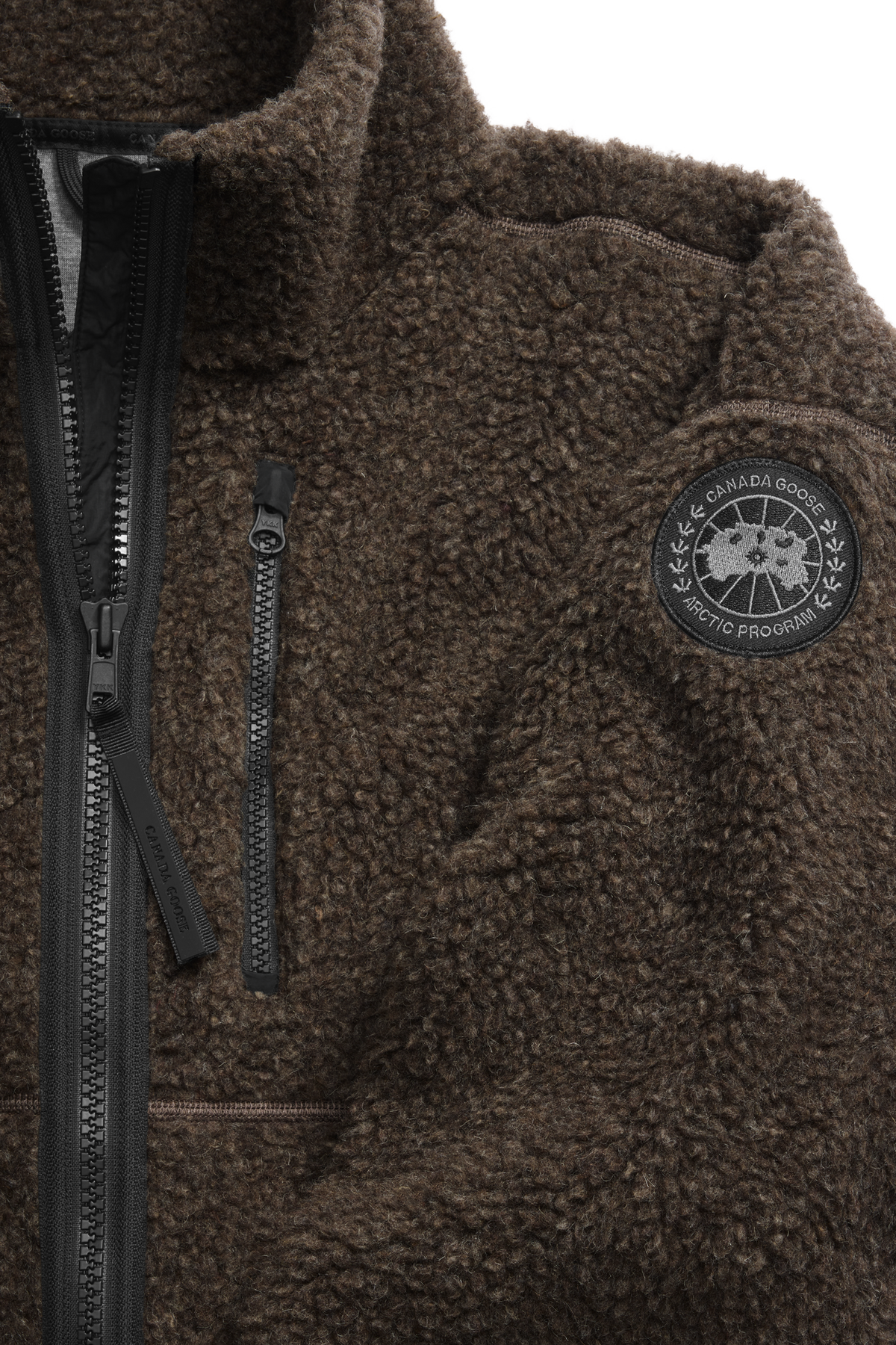 Simcoe Zip Up Fleece Jacket Black Disc