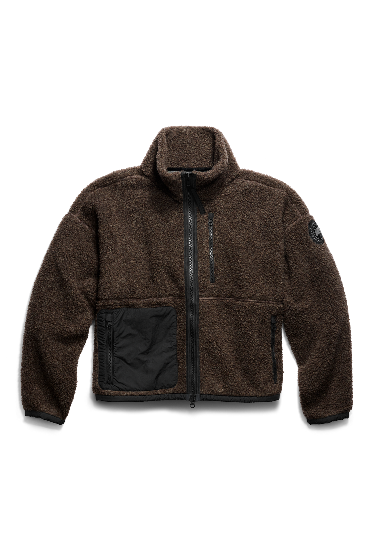 Simcoe Zip Up Fleece Jacket Black Disc