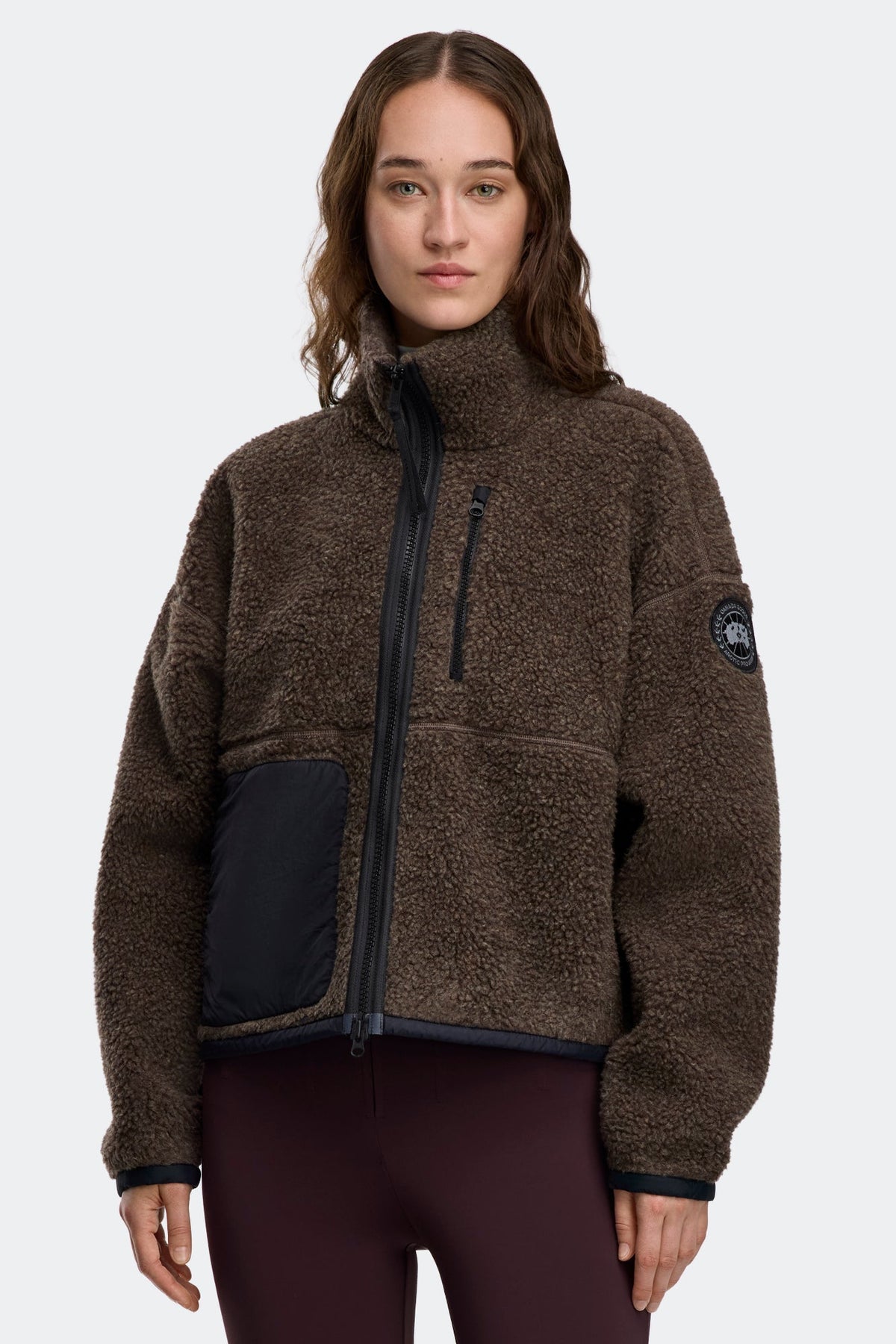 Simcoe Zip Up Fleece Jacket Black Disc