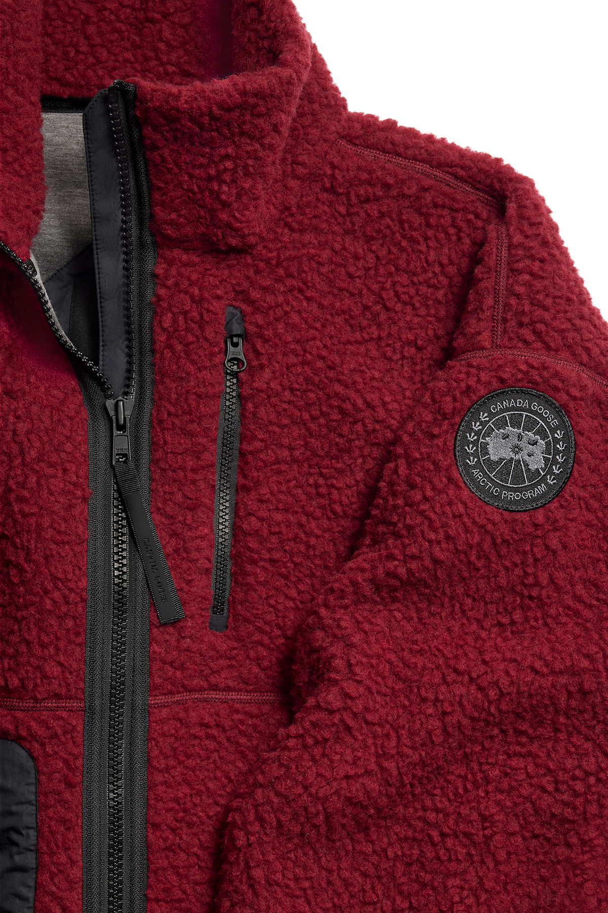 Simcoe Zip Up Fleece Jacket Black Disc