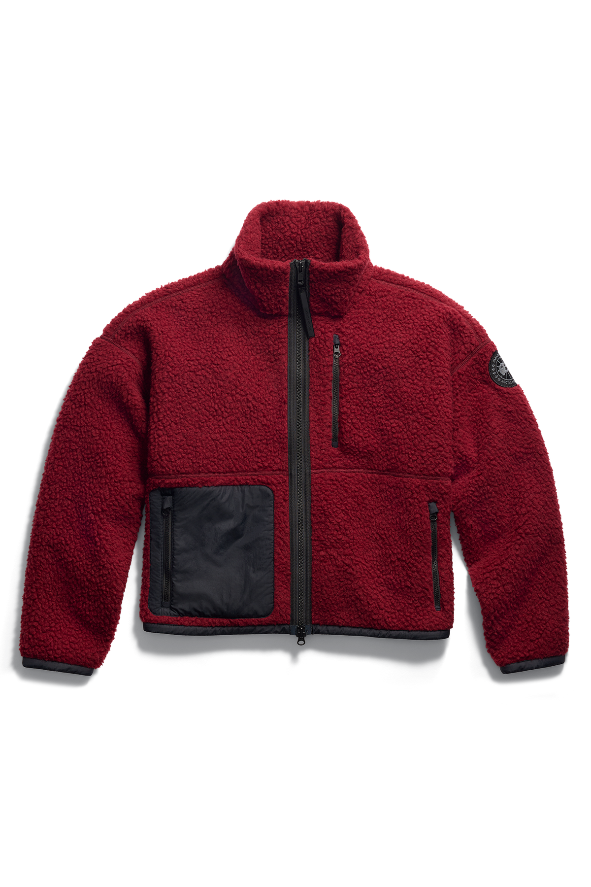 Simcoe Zip Up Fleece Jacket Black Disc