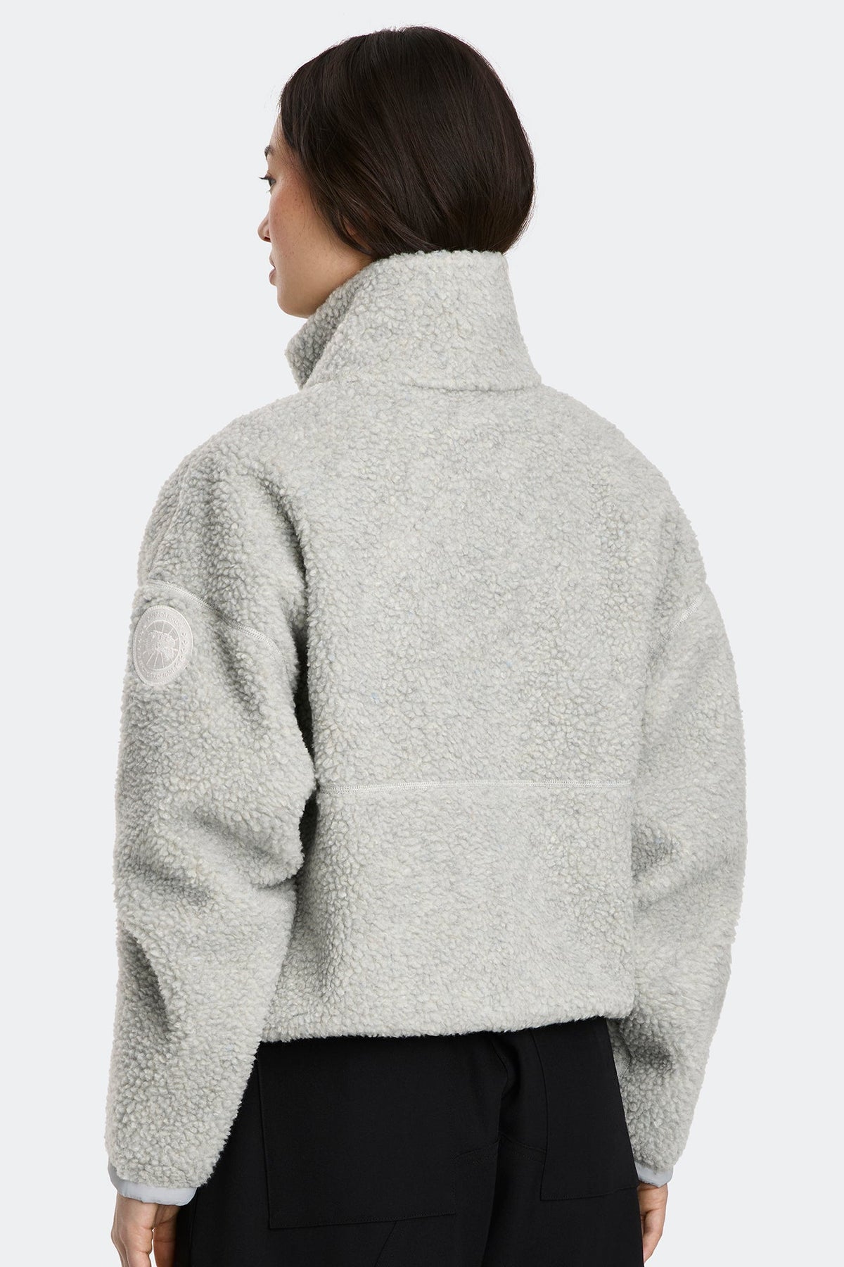 Simcoe Zip Up Fleece Jacket White Disc
