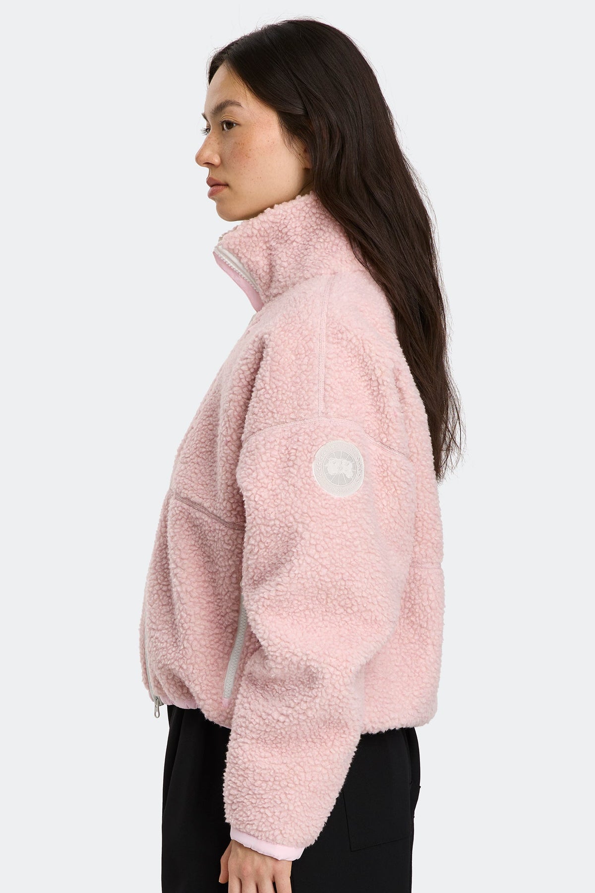 Simcoe Zip Up Fleece Jacket White Disc