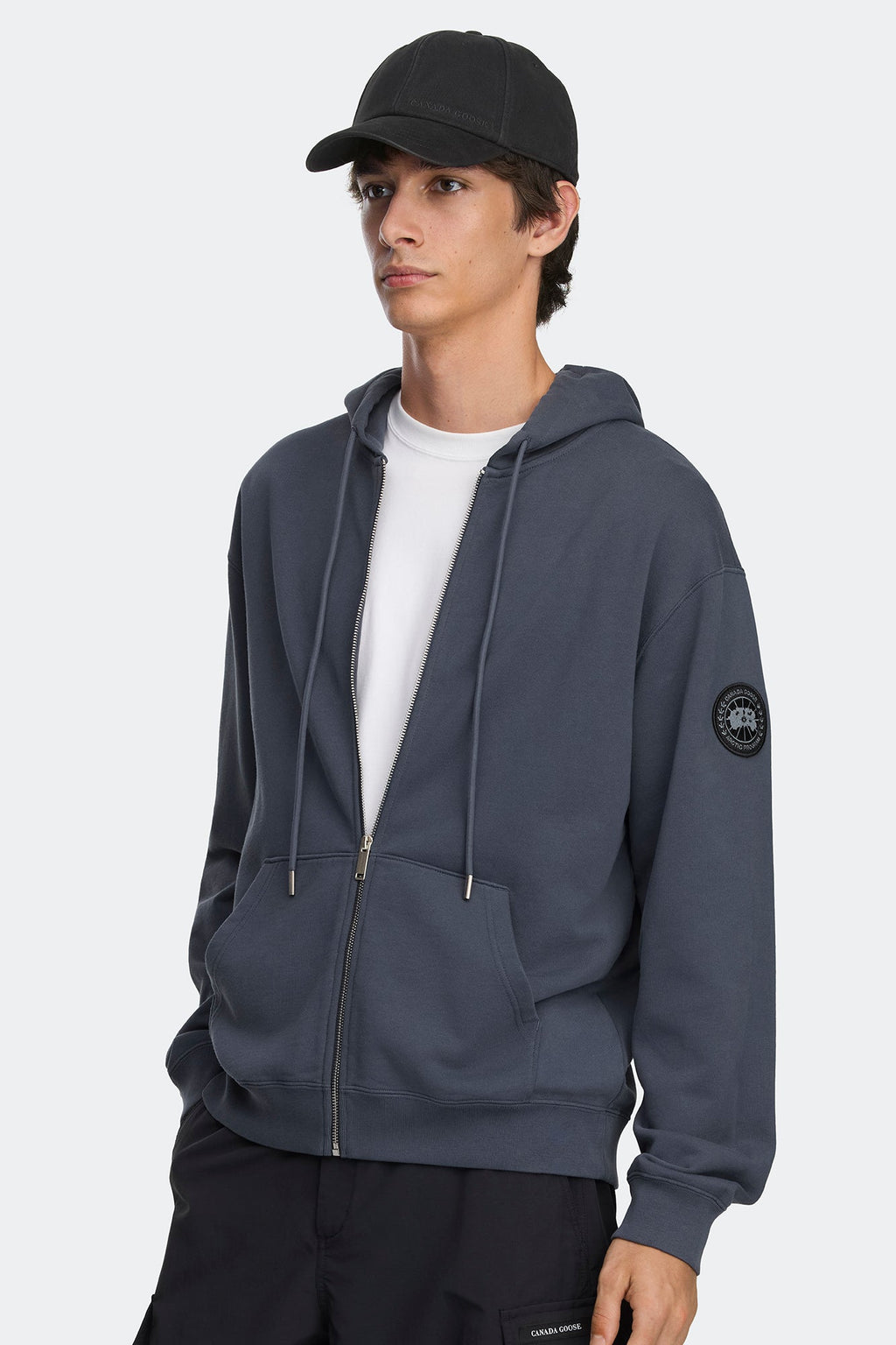 Loon Full Zip Hoodie Black Disc