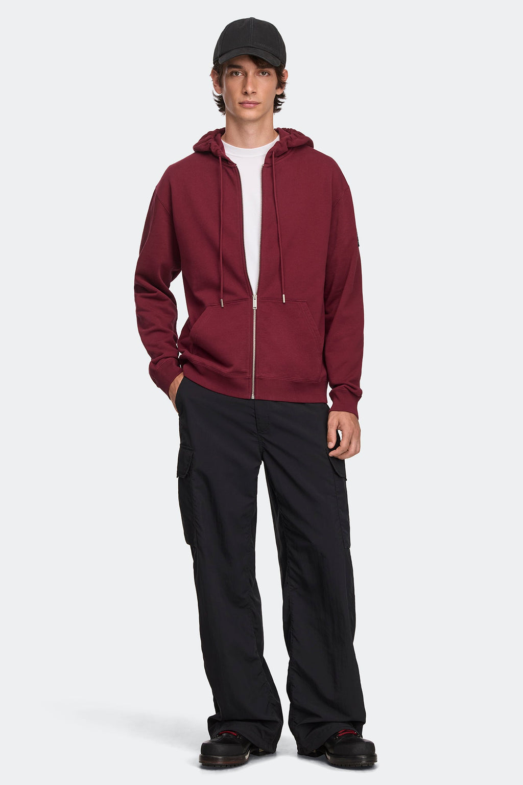 Loon Full Zip Hoodie Black Disc