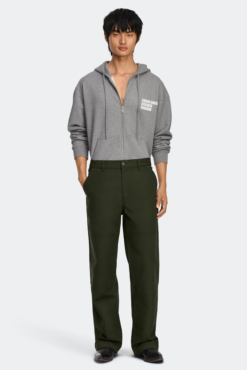 Rove Globe Relaxed Full Zip Hoodie