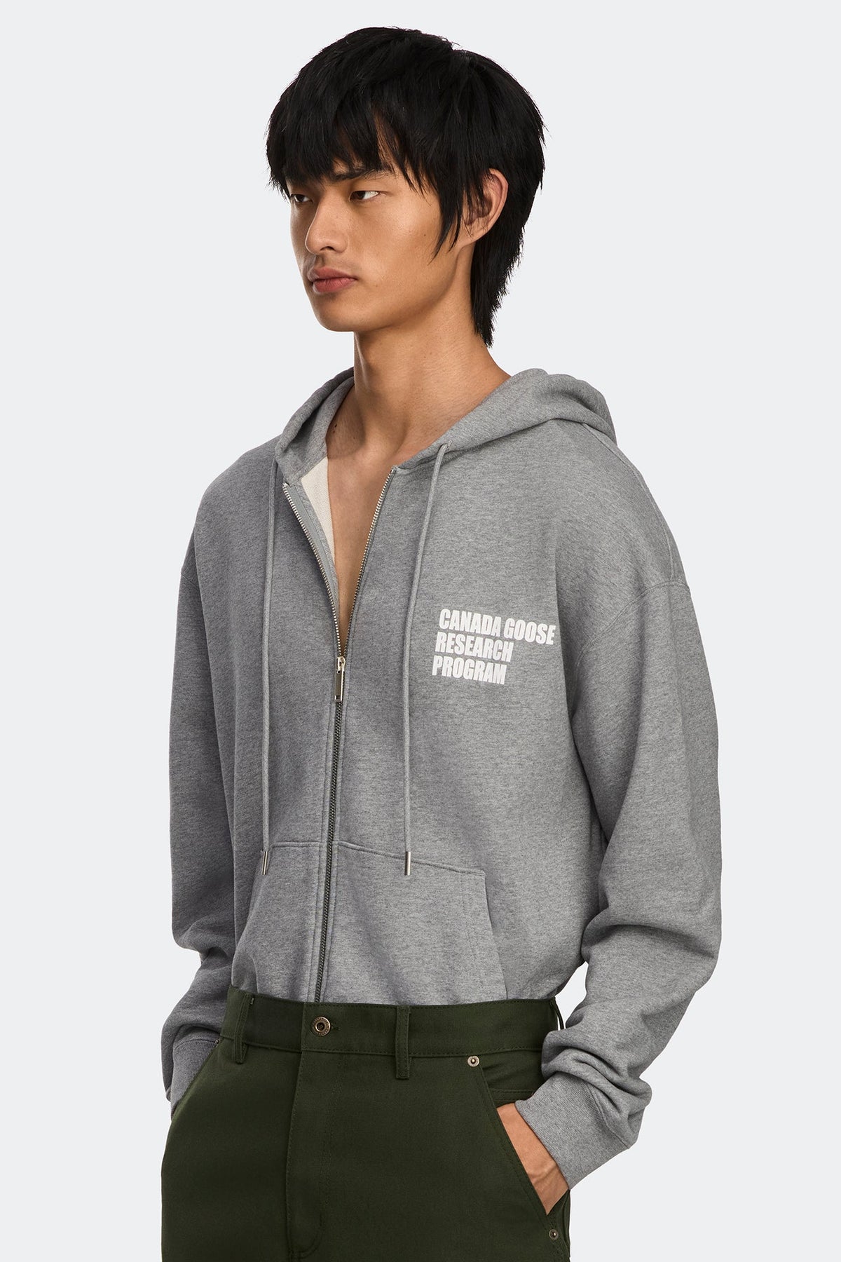 Rove Globe Relaxed Full Zip Hoodie