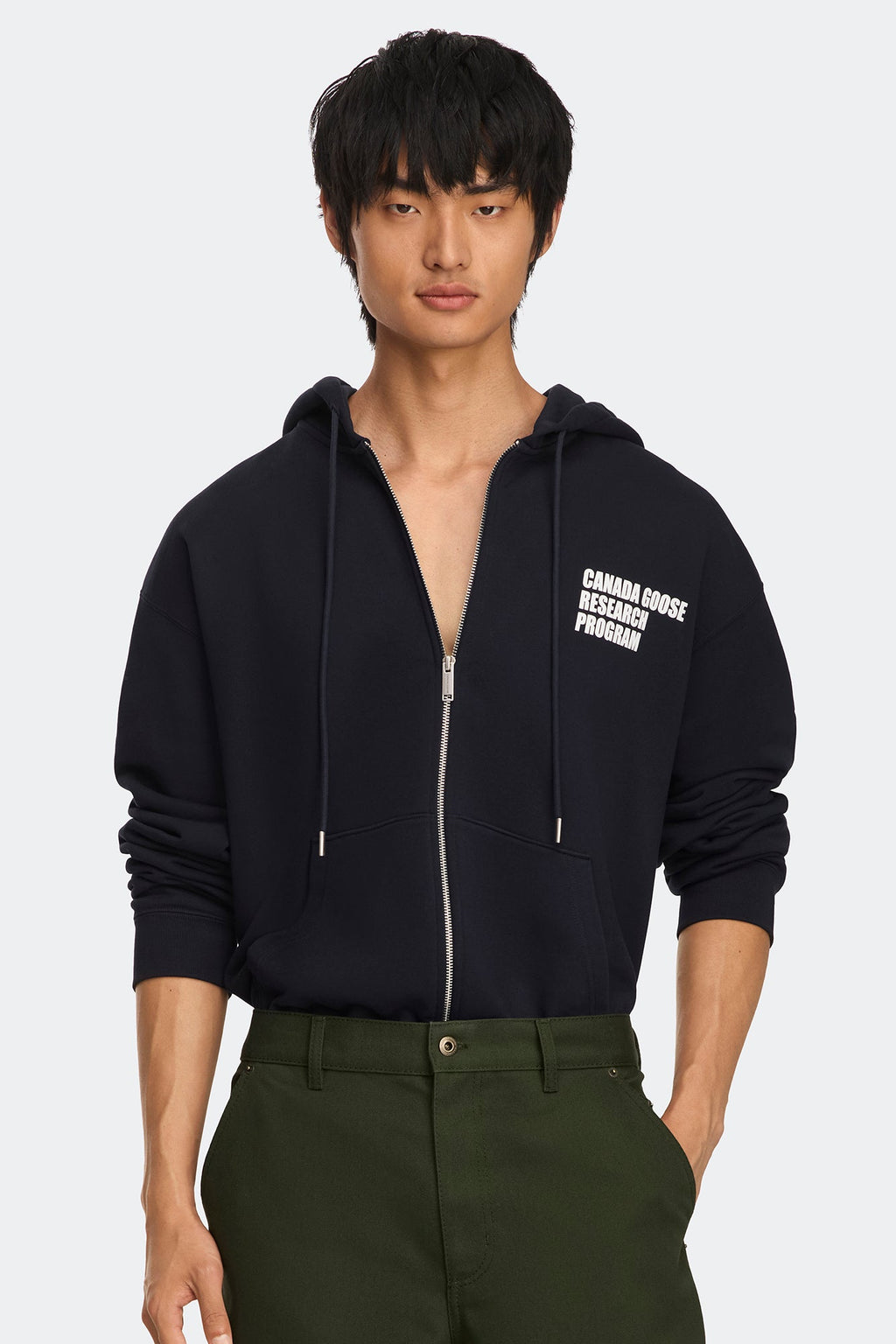 Rove Globe Relaxed Full Zip Hoodie