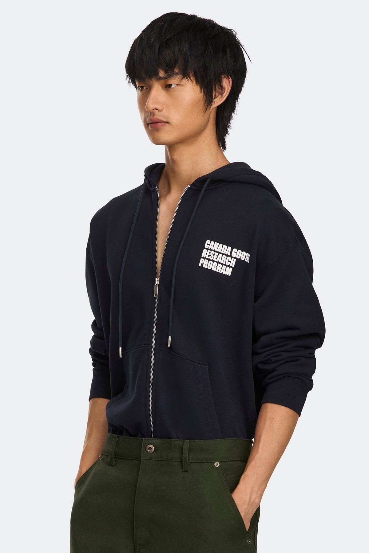 Rove Globe Relaxed Full Zip Hoodie
