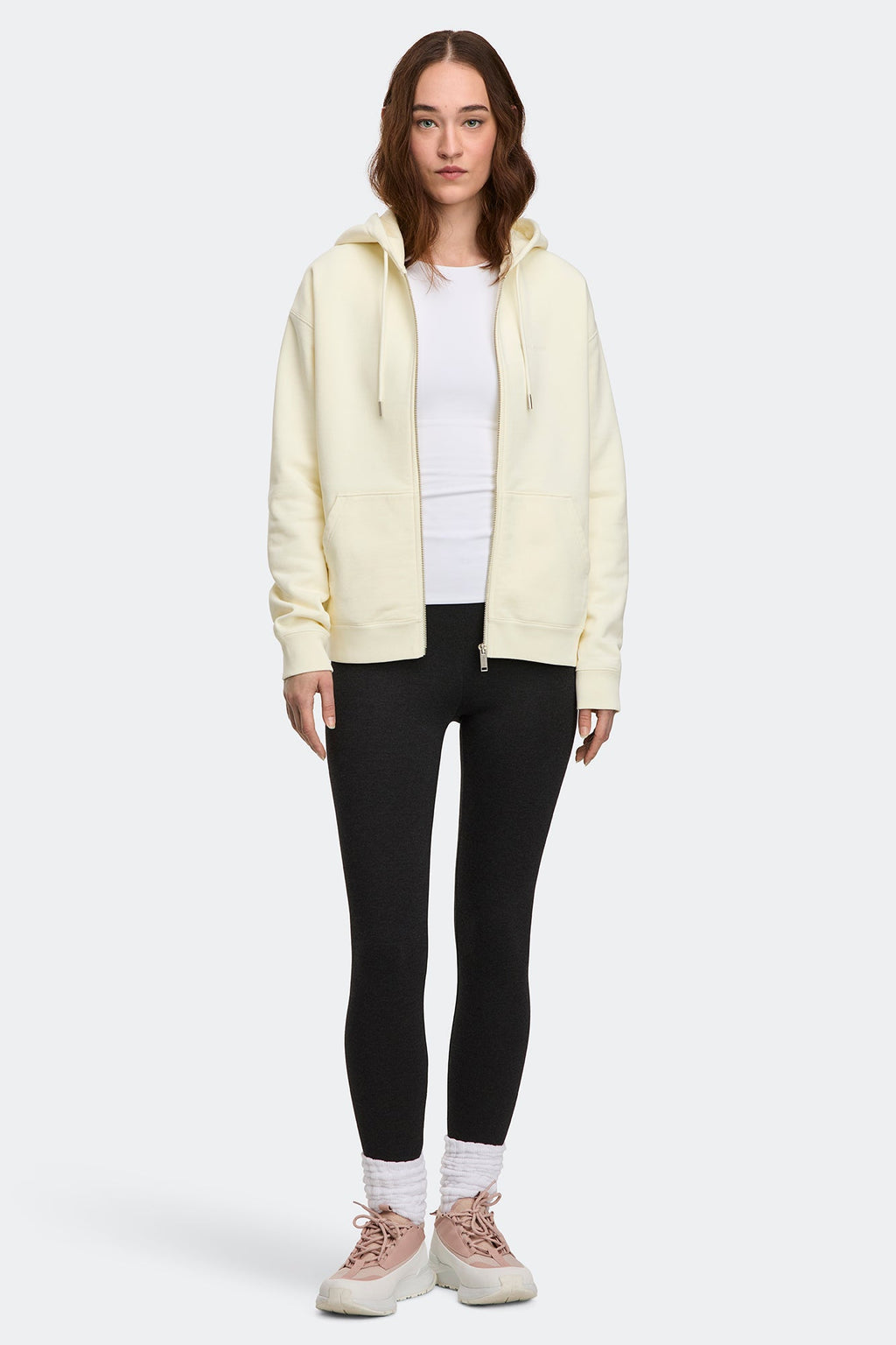 Wander Embroidered Full Zip Hoodie