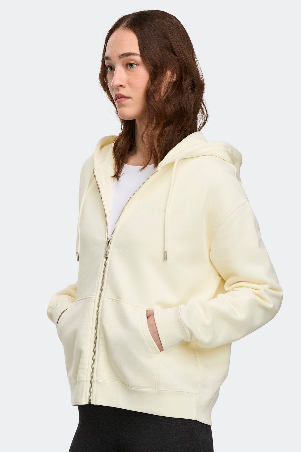 Wander Embroidered Full Zip Hoodie