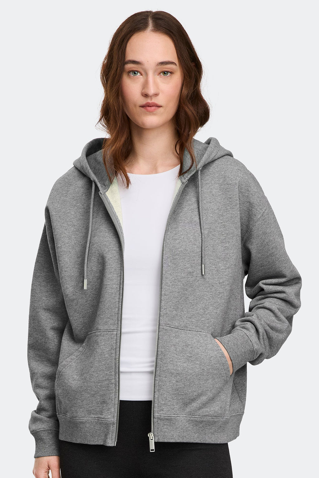 Wander Embroidered Full Zip Hoodie