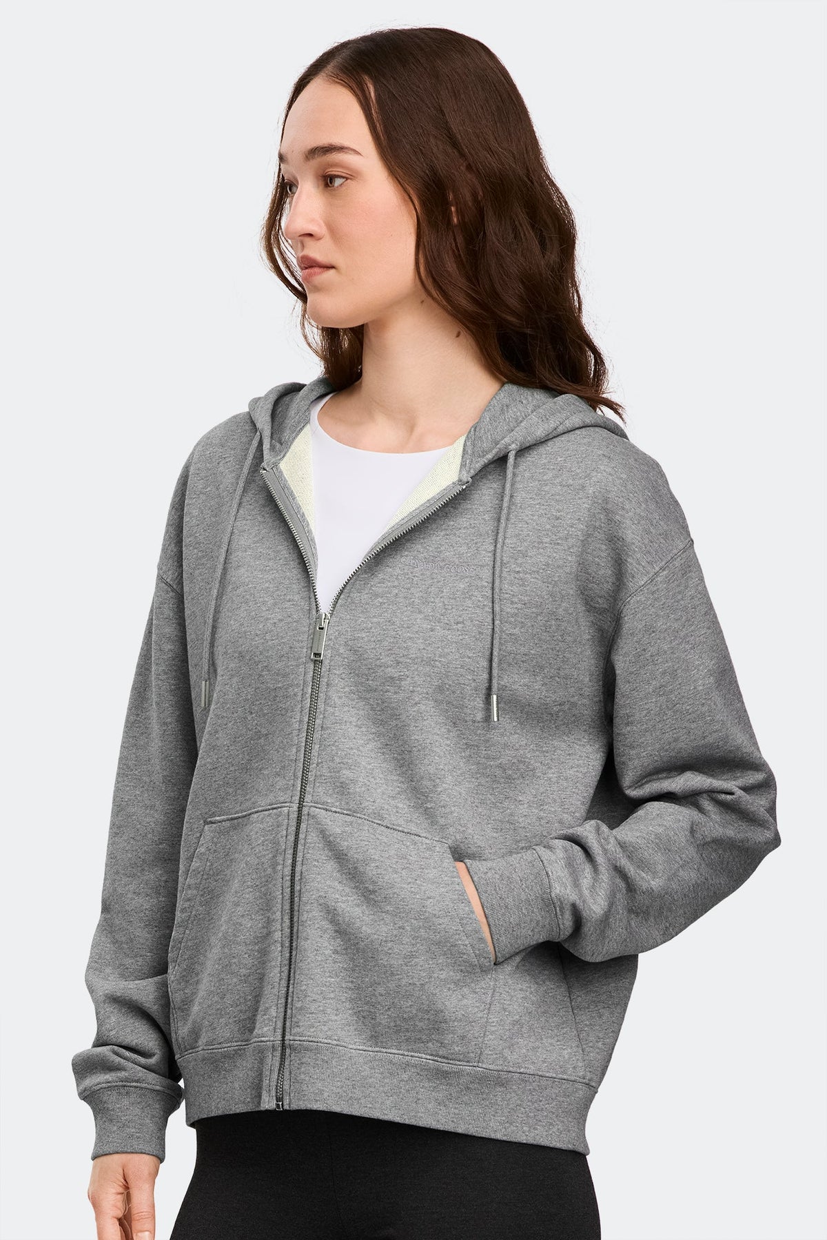 Wander Embroidered Full Zip Hoodie