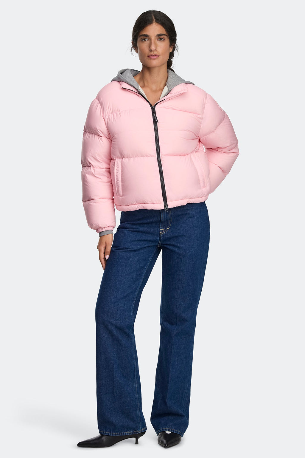 Fallon Puffer Jacket Tonal Disc