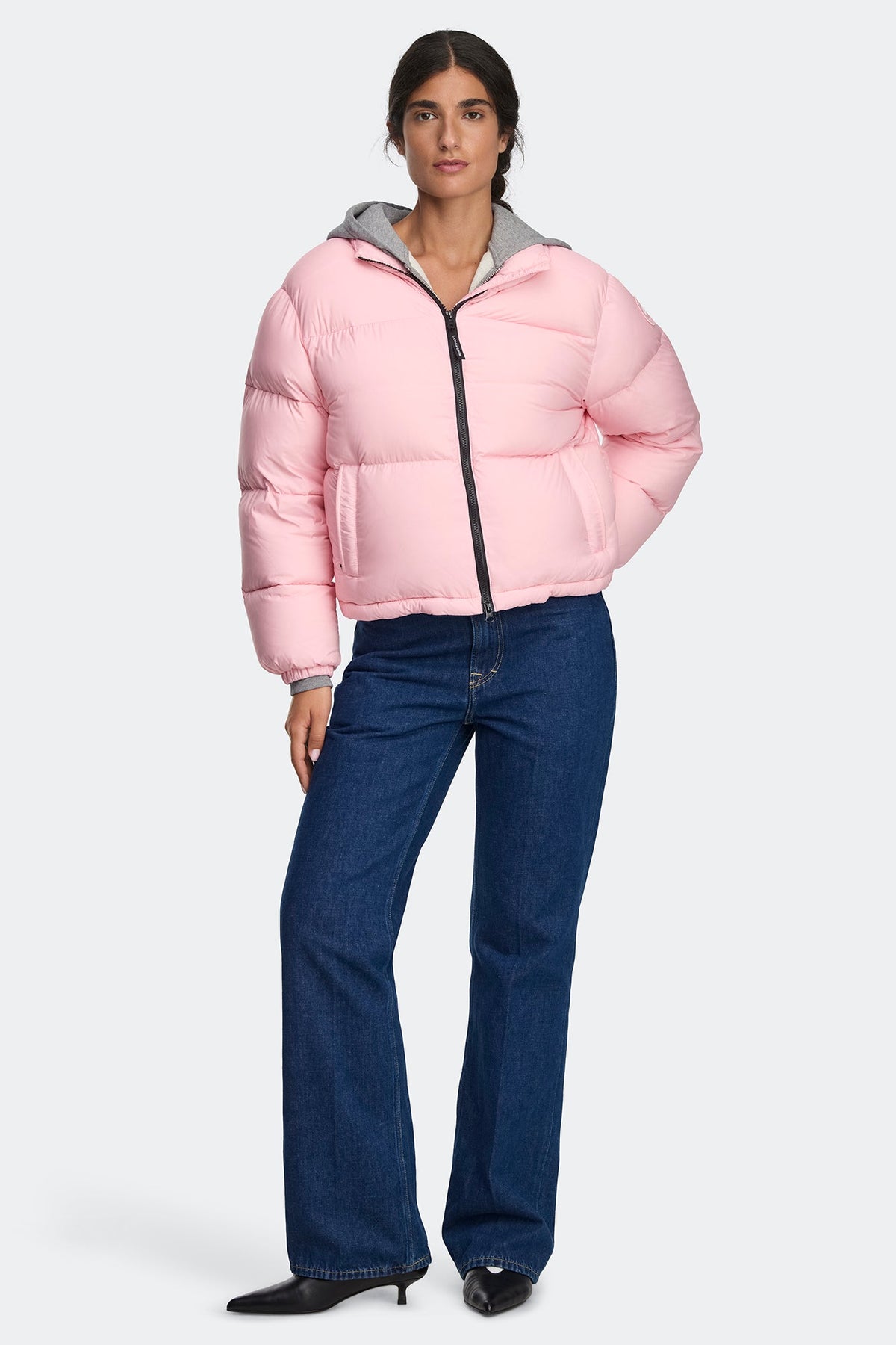Fallon Puffer Jacket Tonal Disc