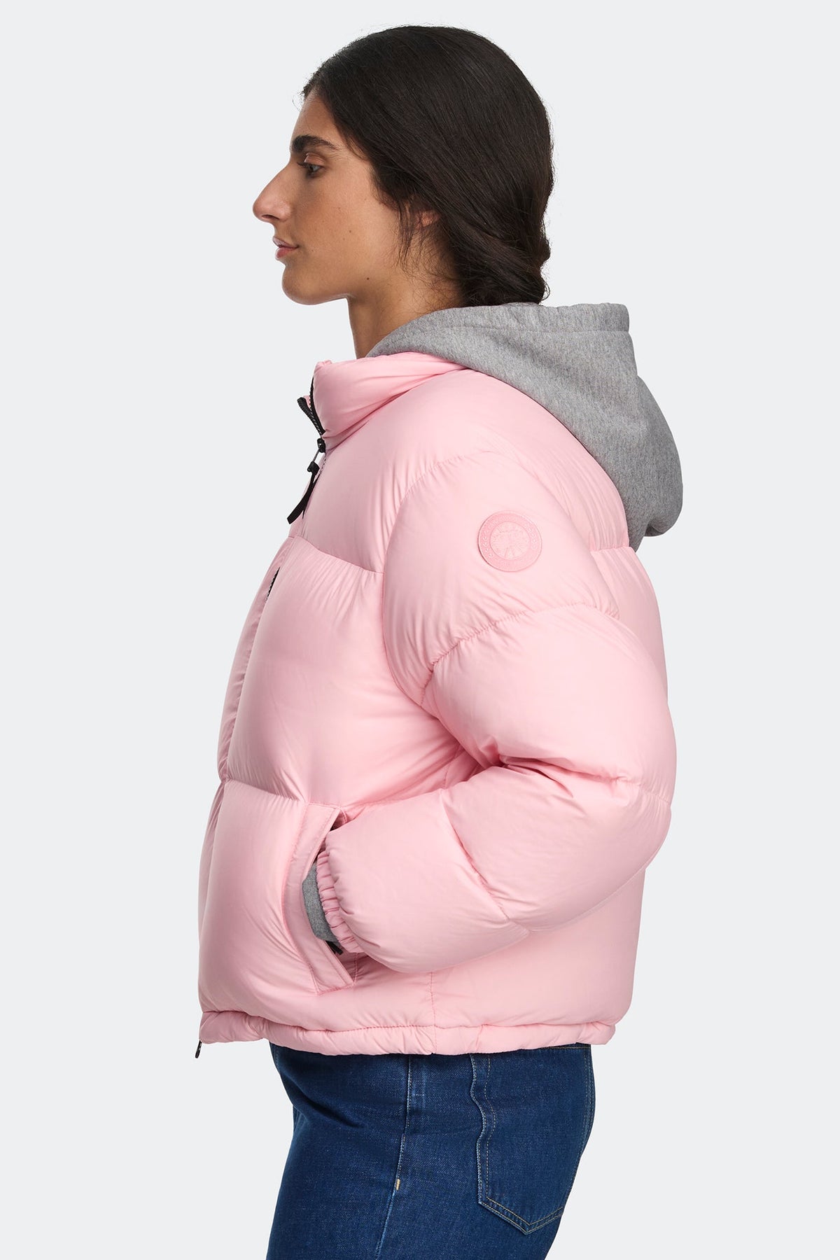 Fallon Puffer Jacket Tonal Disc
