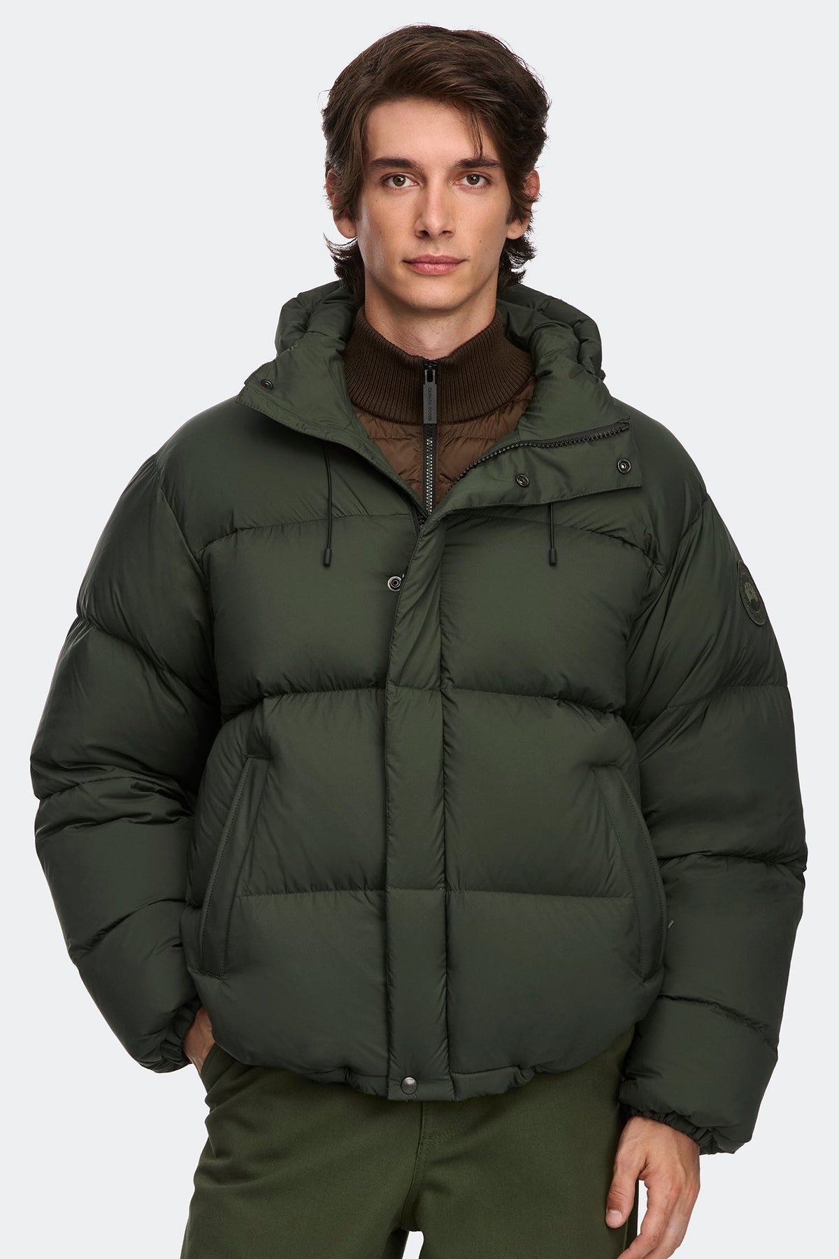 Sterling Puffer Coat Tonal Disc