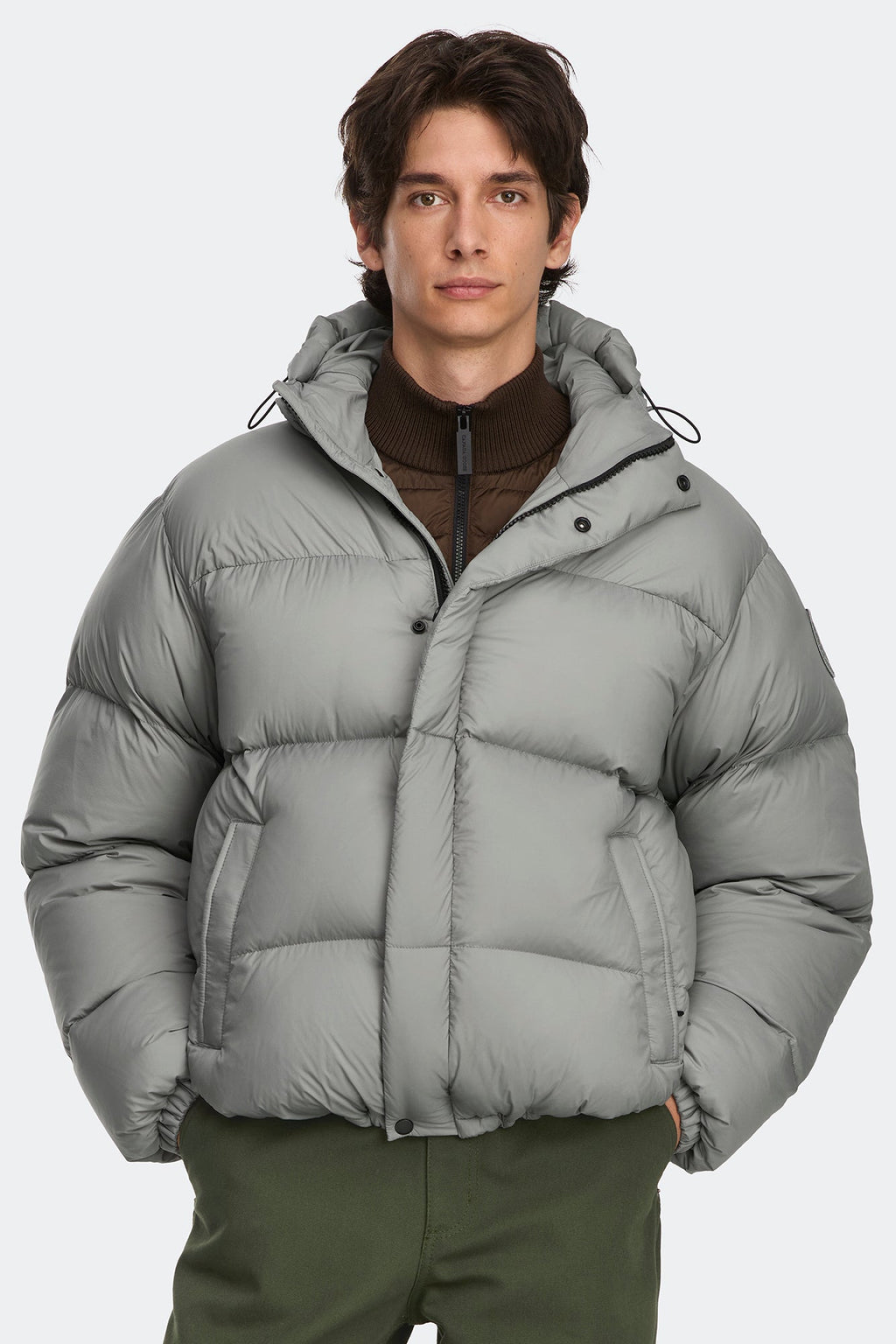 Sterling Puffer Coat Tonal Disc