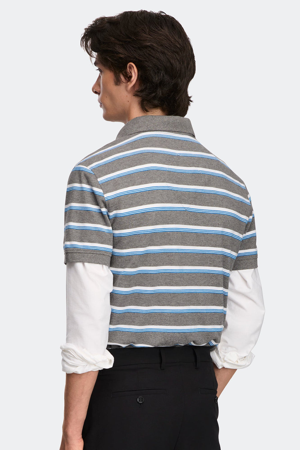 Beckley Striped Polo Tonal Disc
