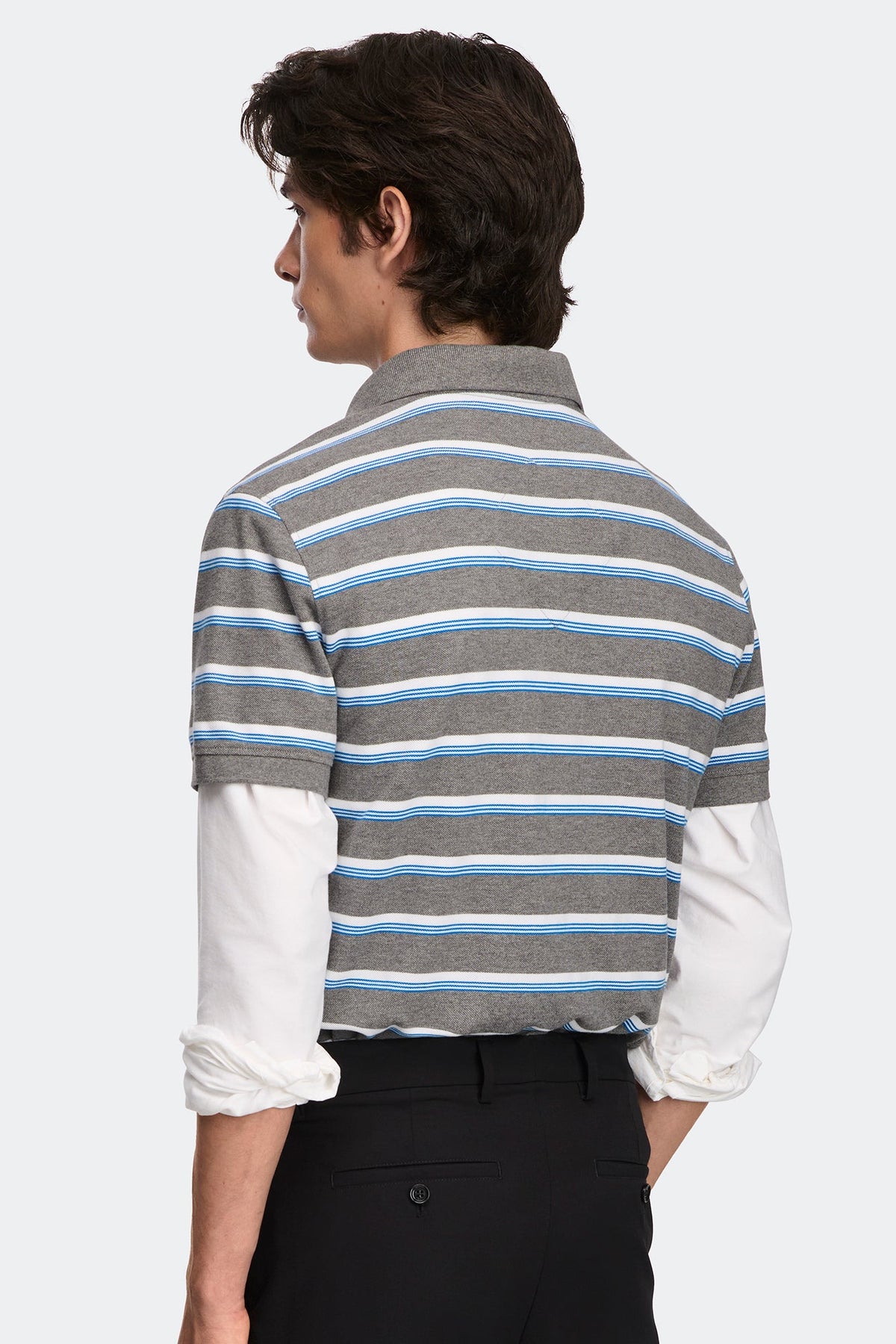 Beckley Striped Polo Tonal Disc