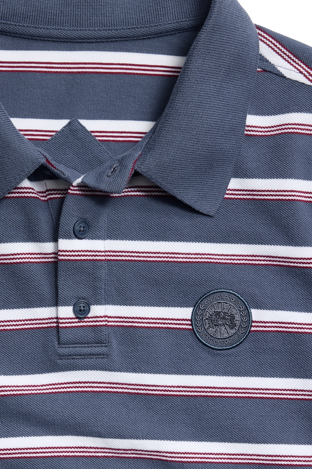 Beckley Striped Polo Tonal Disc