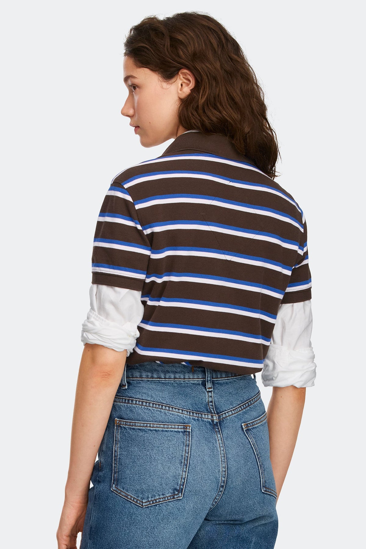 Almira Striped Polo Tonal Disc