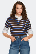 Almira Striped Polo Tonal Disc