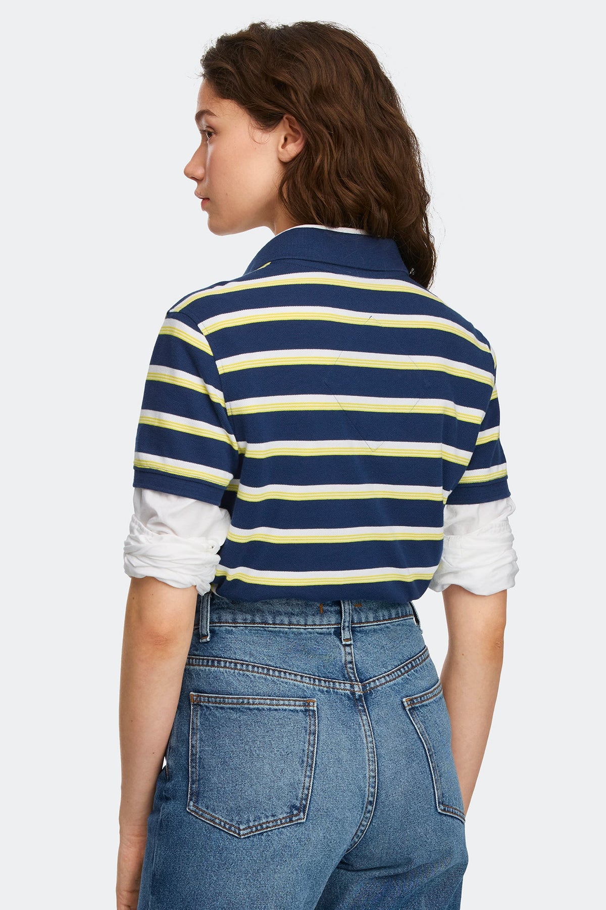 Almira Striped Polo Tonal Disc