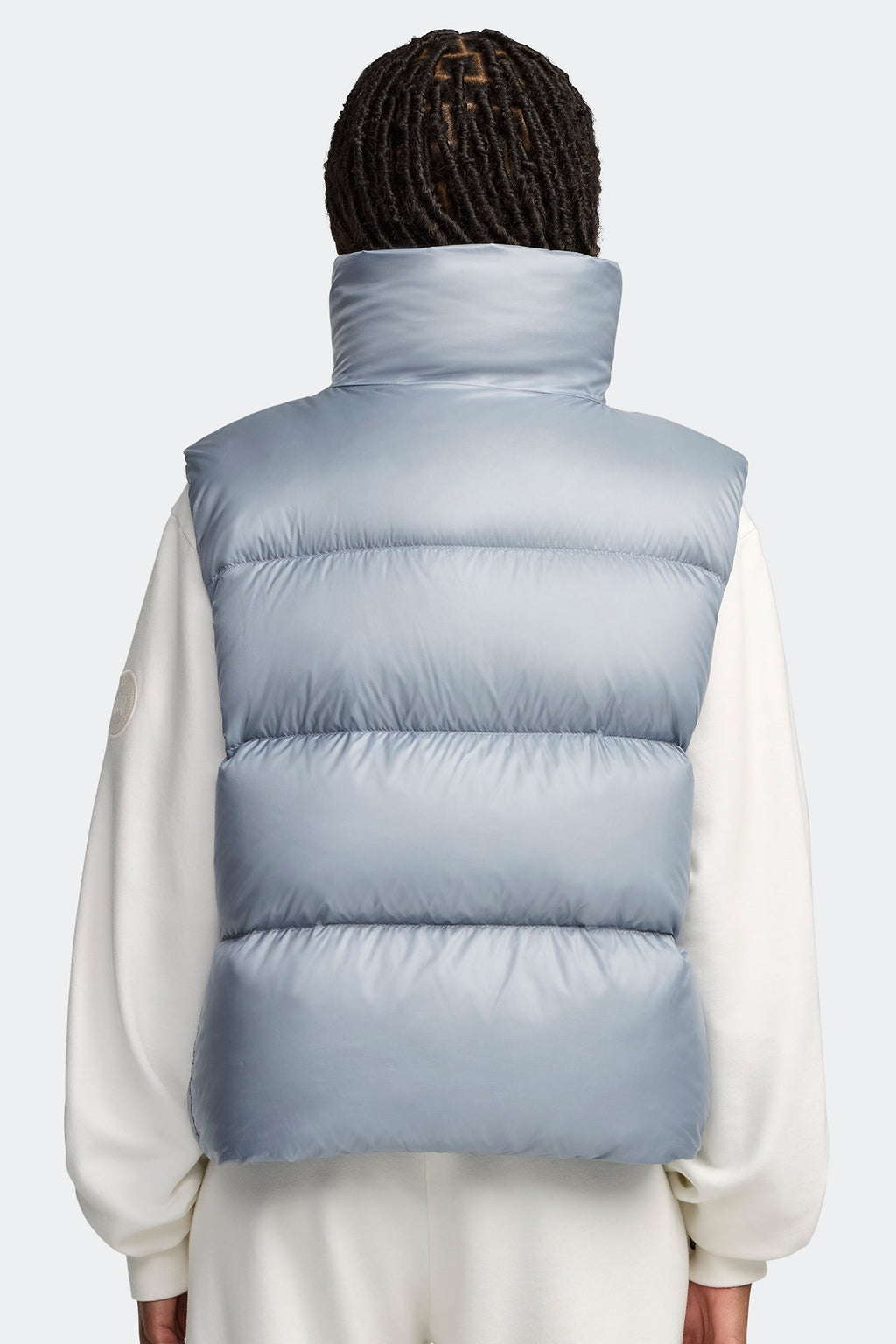 Cypress Puffer Vest White Disc
