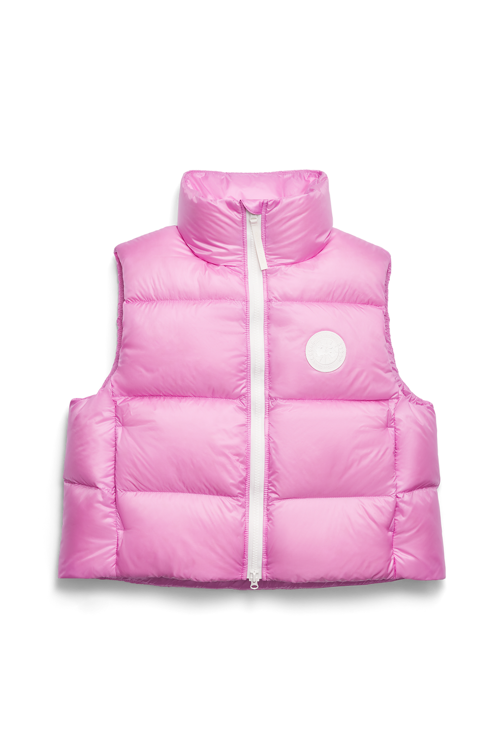 Cypress Puffer Vest White Disc