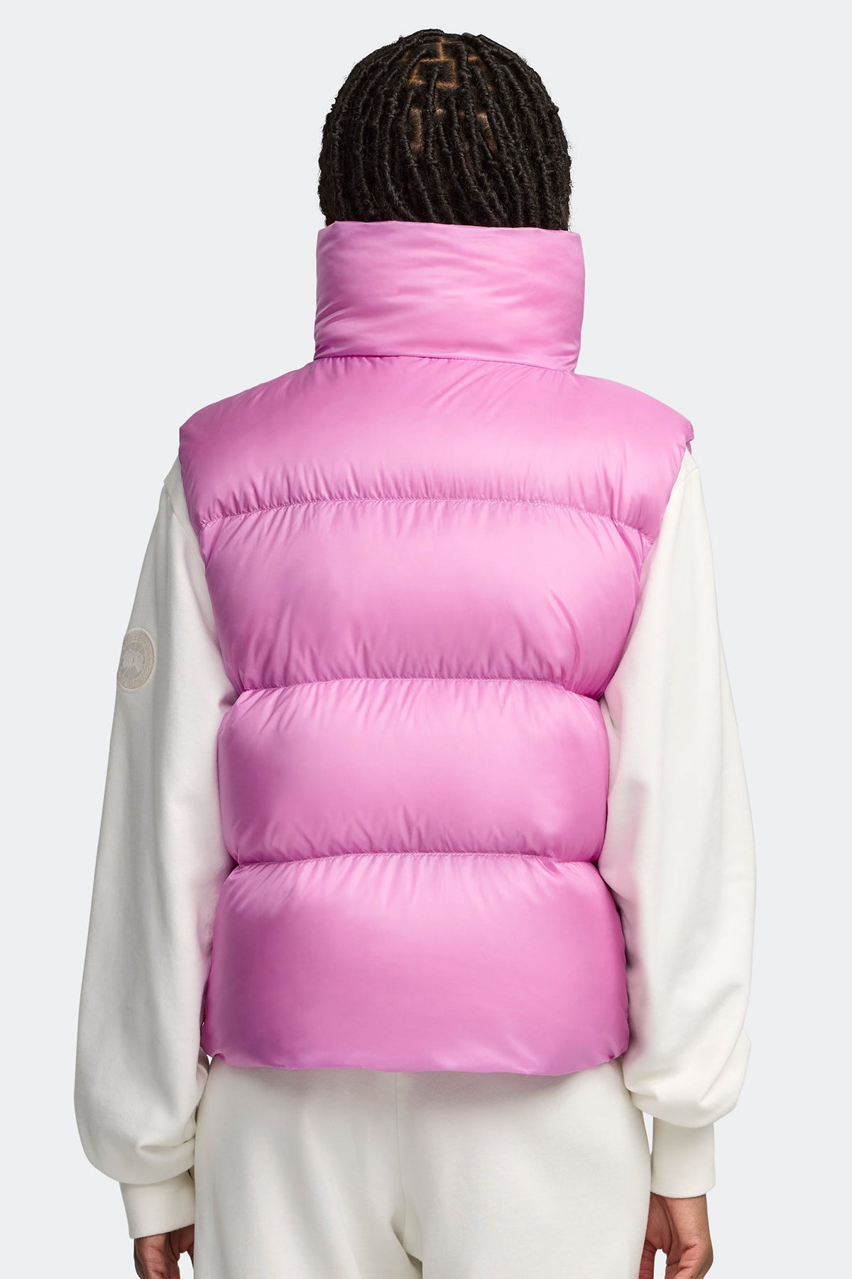 Cypress Puffer Vest White Disc