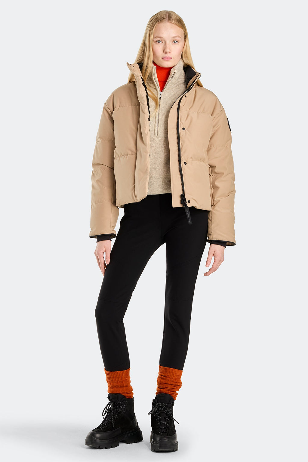 Grandview Cropped Jacket Black Disc