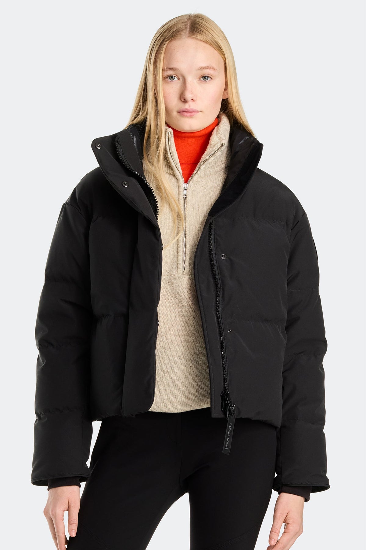 Grandview Cropped Jacket Black Disc