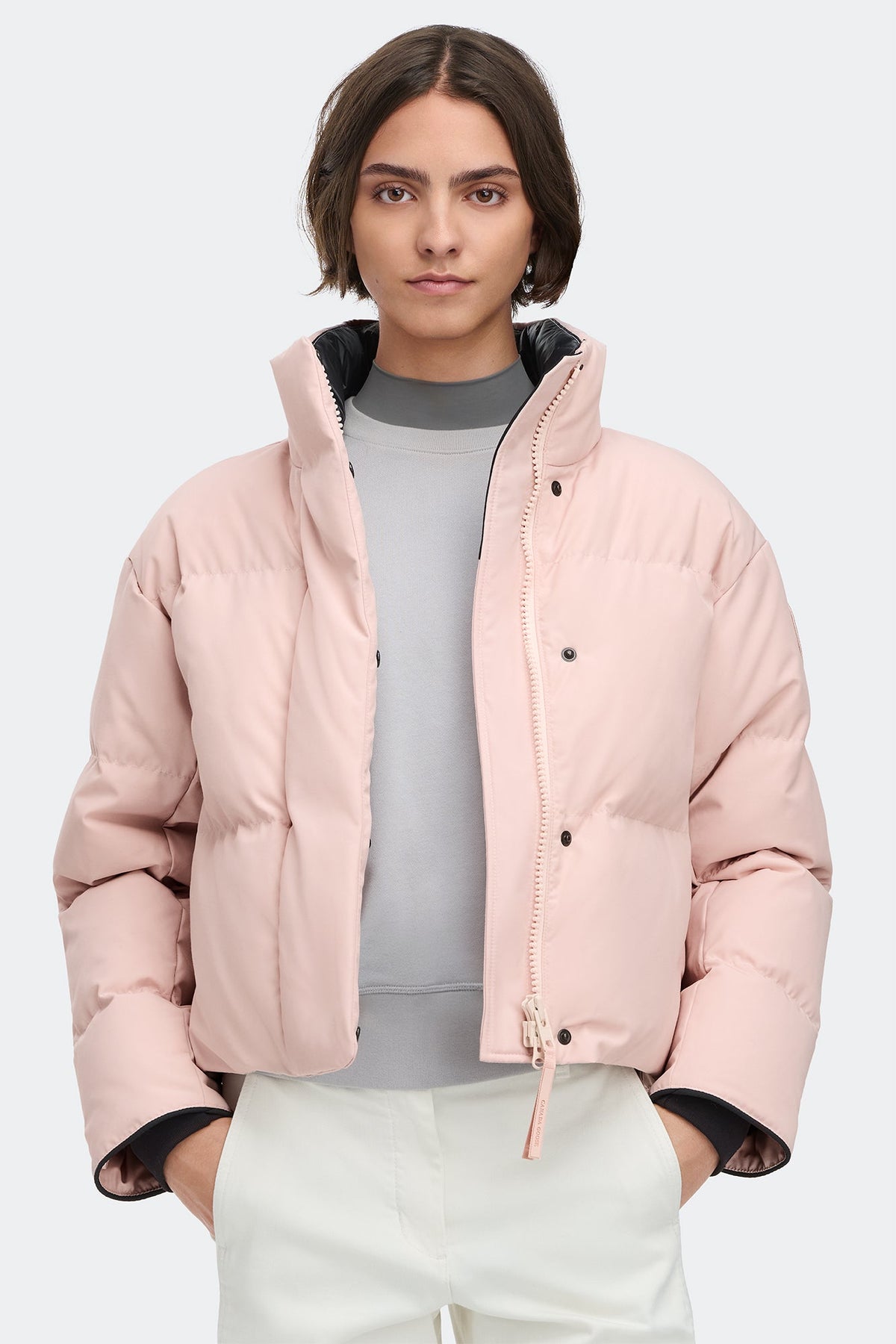 Grandview Cropped Jacket Tonal Disc