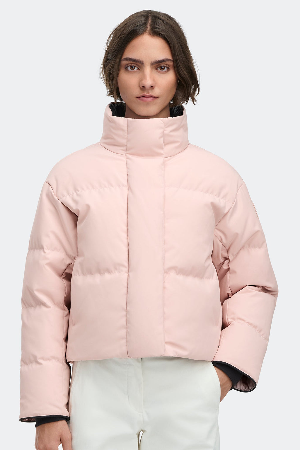 Grandview Cropped Jacket Tonal Disc