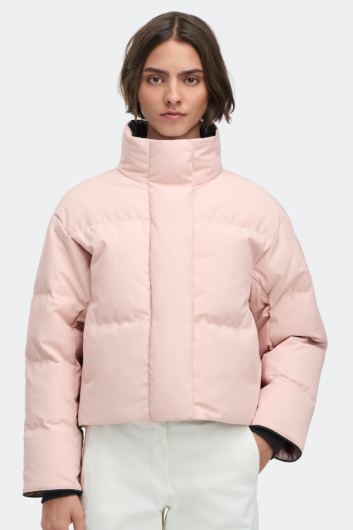 Grandview Cropped Jacket Tonal Disc