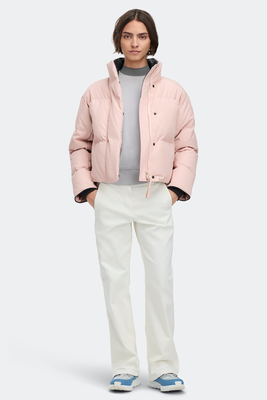Grandview Cropped Jacket Tonal Disc