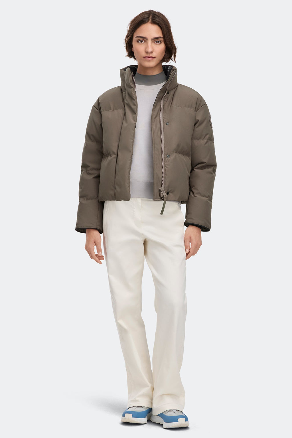 Grandview Cropped Jacket Tonal Disc