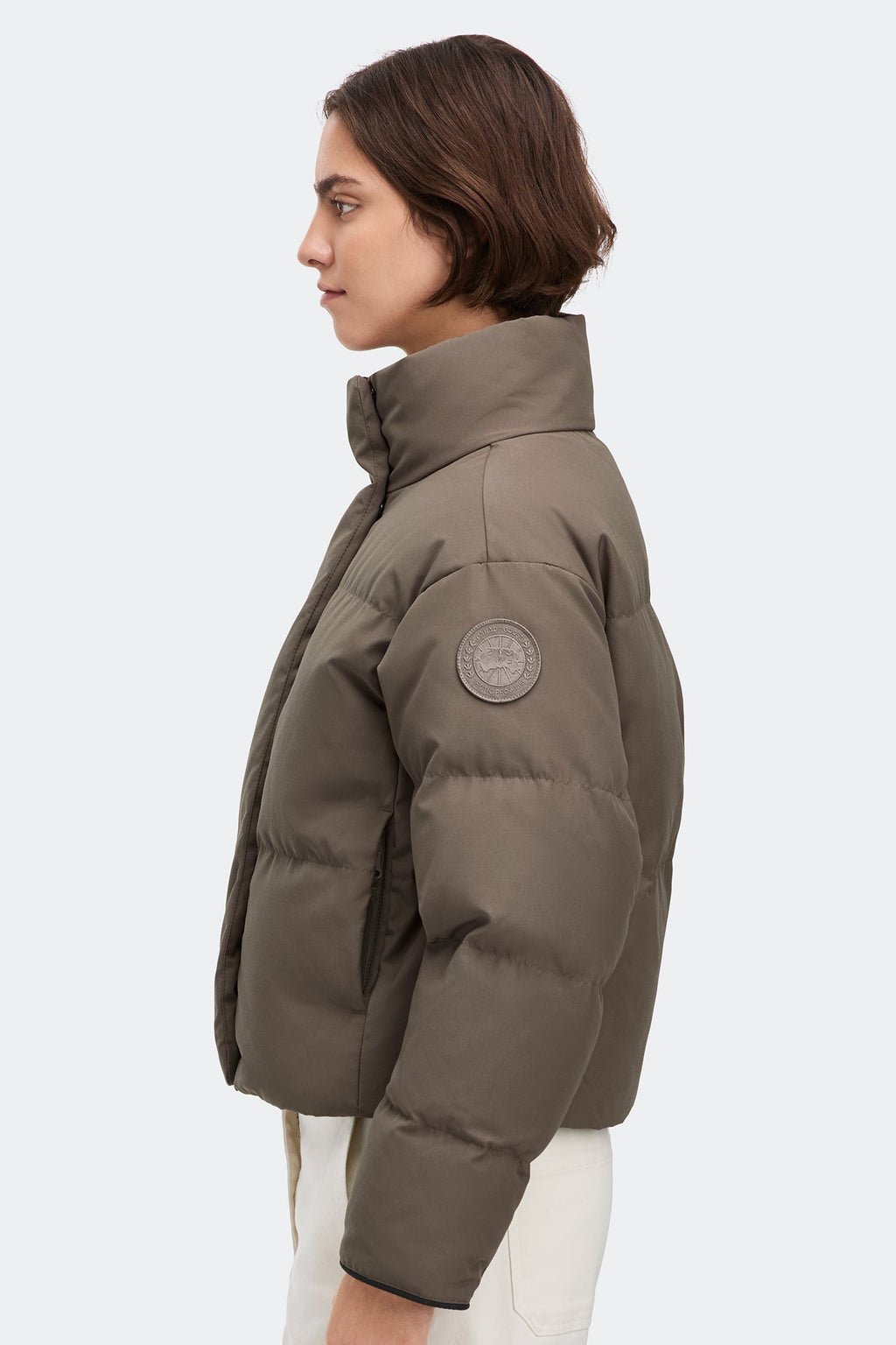 Grandview Cropped Jacket Tonal Disc