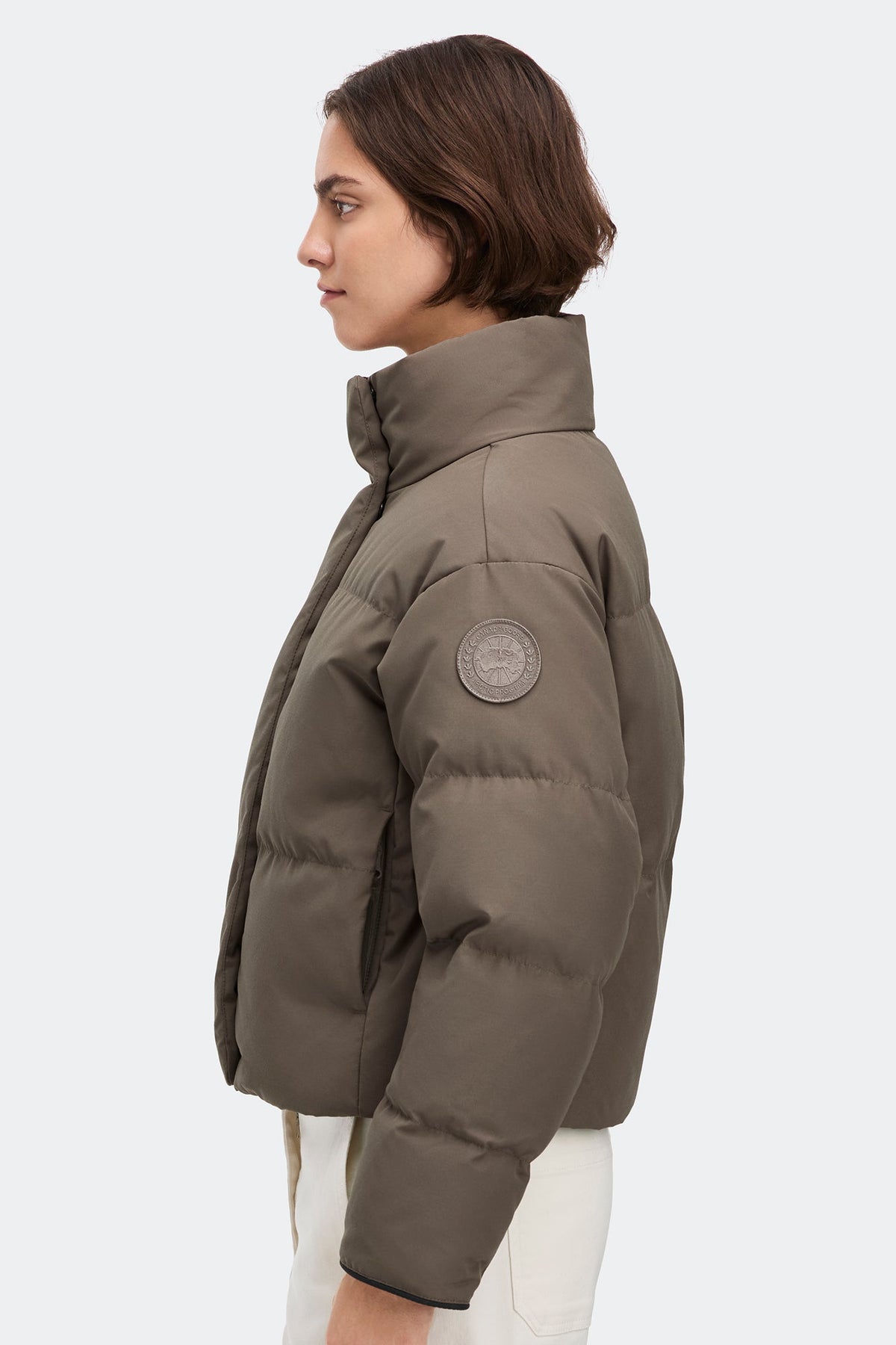 Grandview Cropped Jacket Tonal Disc