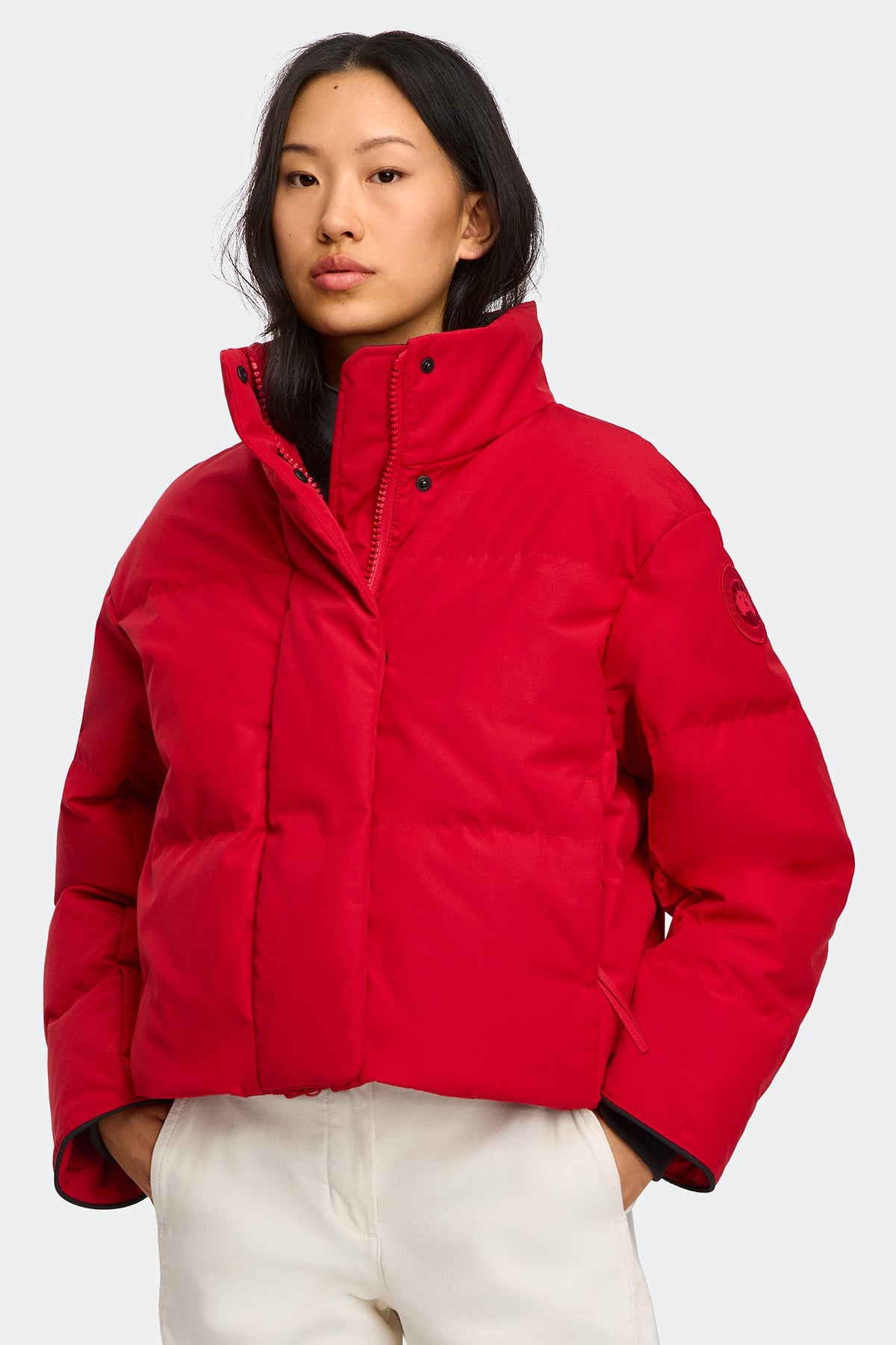 Grandview Cropped Jacket Tonal Disc