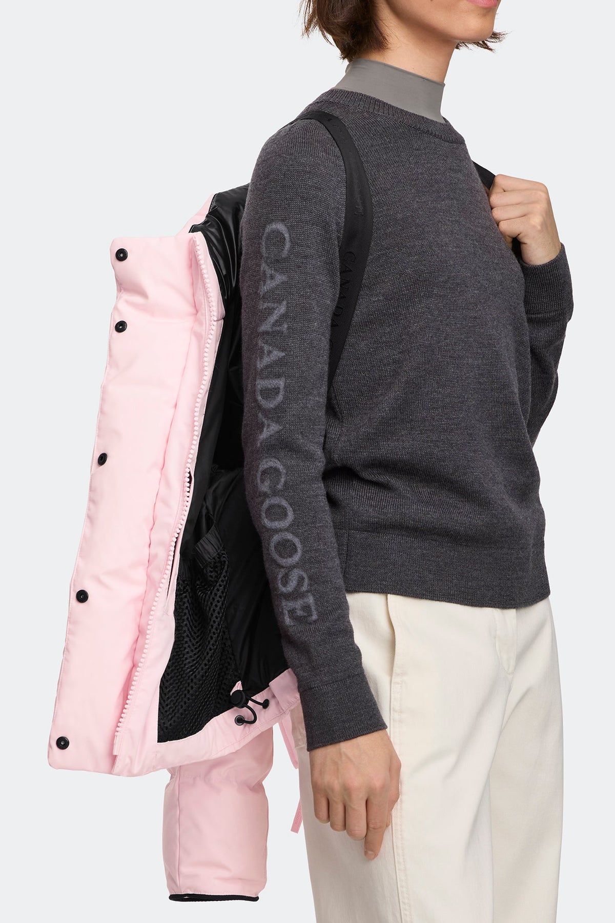 Grandview Cropped Jacket Tonal Disc