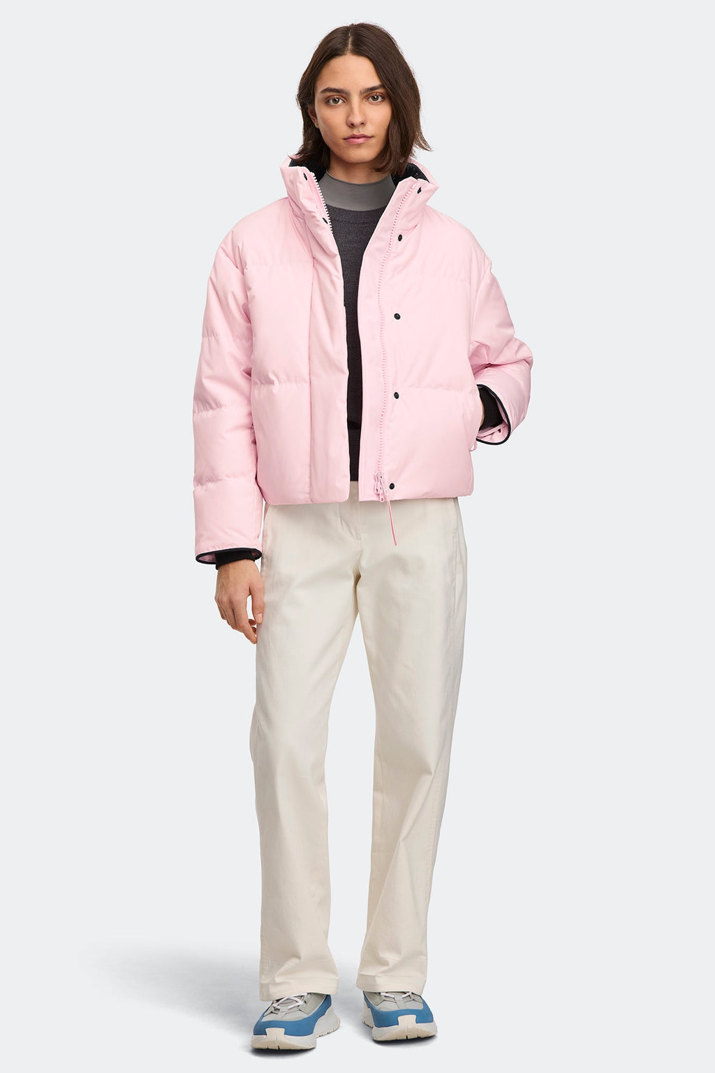 Grandview Cropped Jacket Tonal Disc