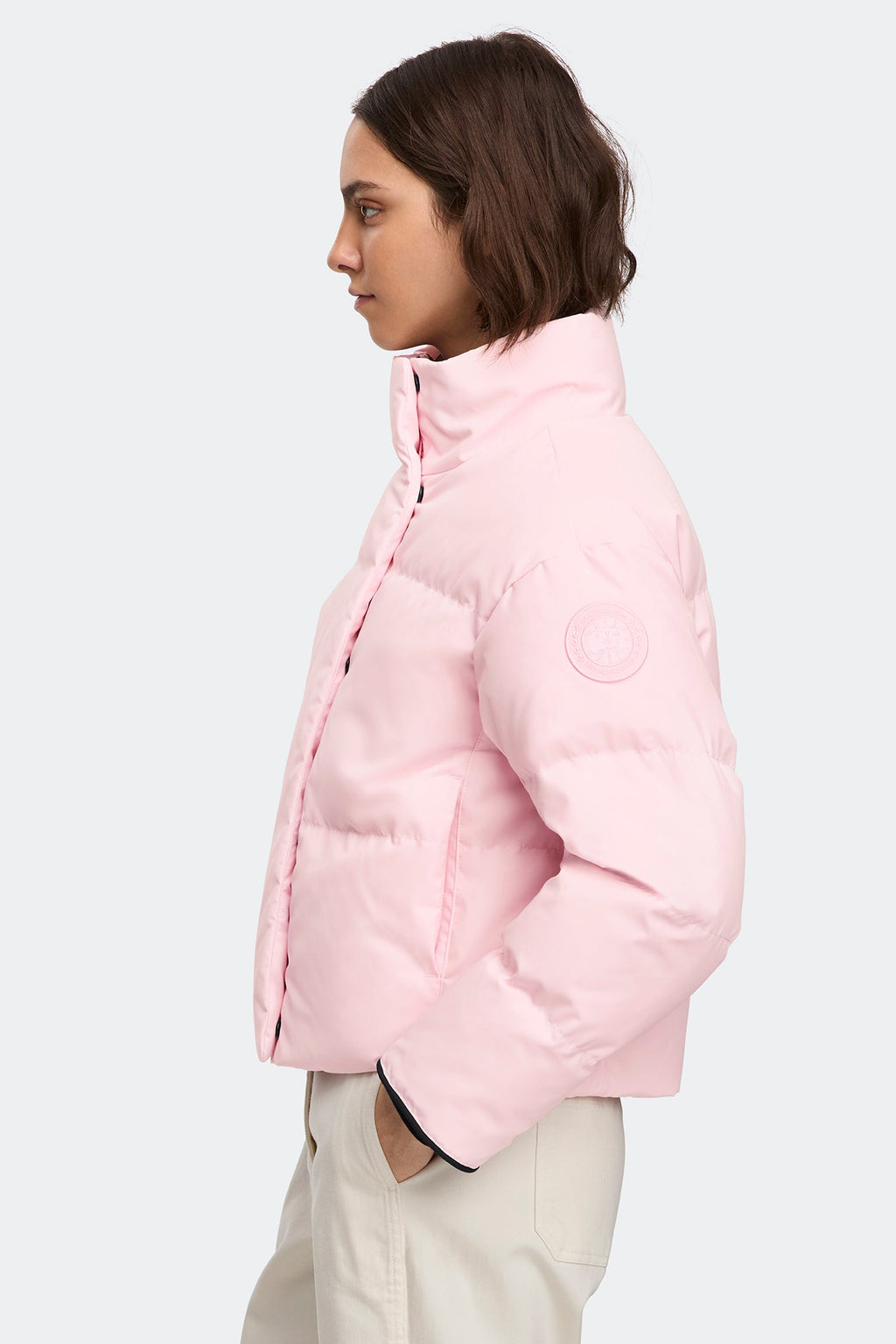 Grandview Cropped Jacket Tonal Disc