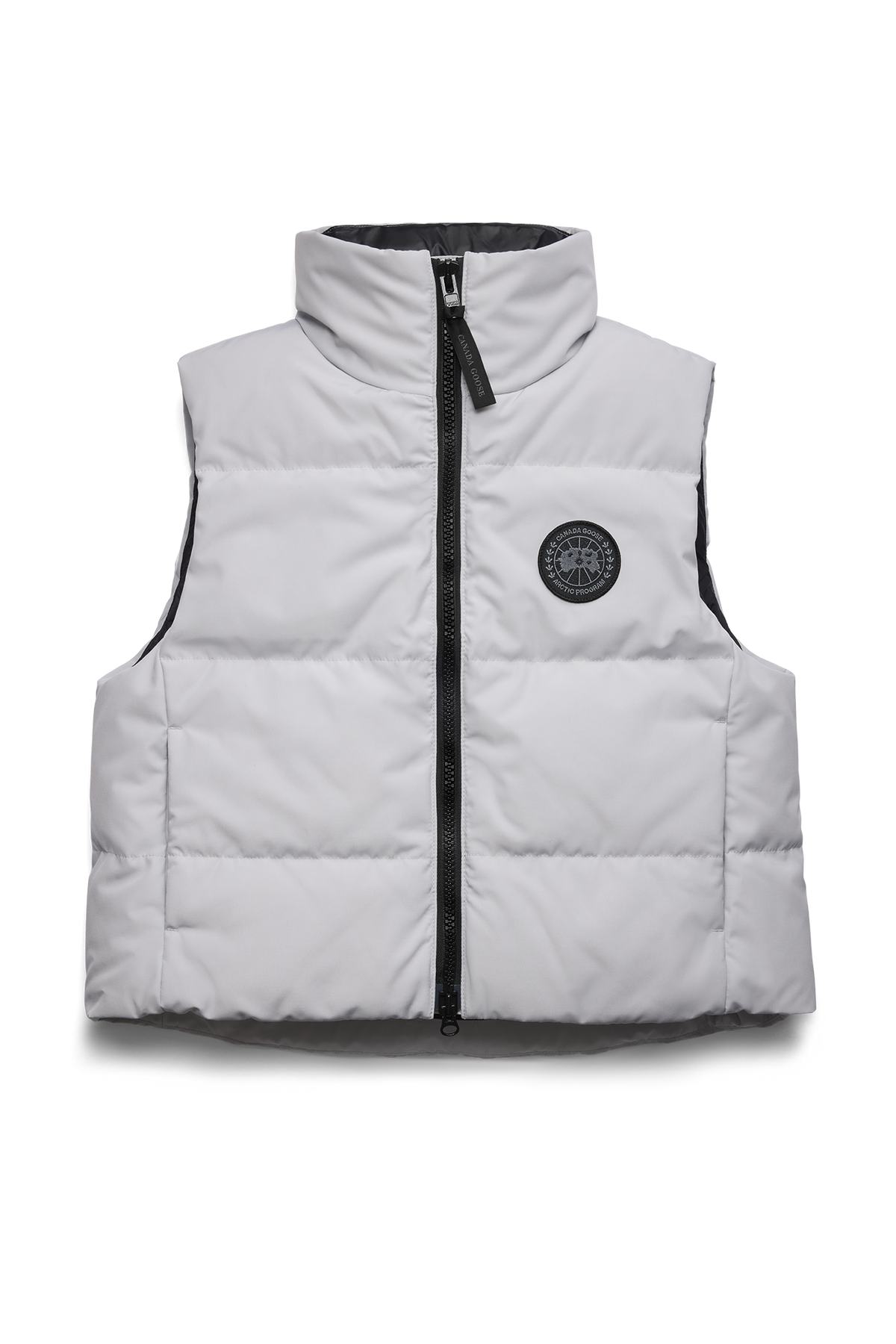 Grandview Cropped Vest Black Disc