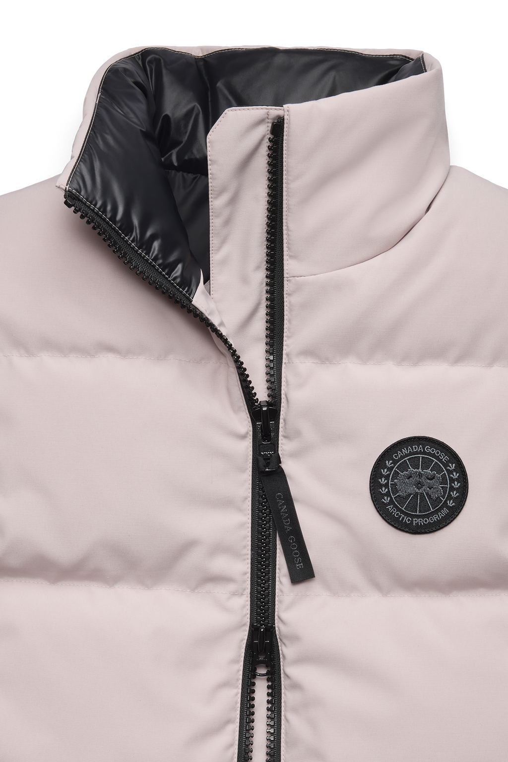 Grandview Cropped Vest Black Disc